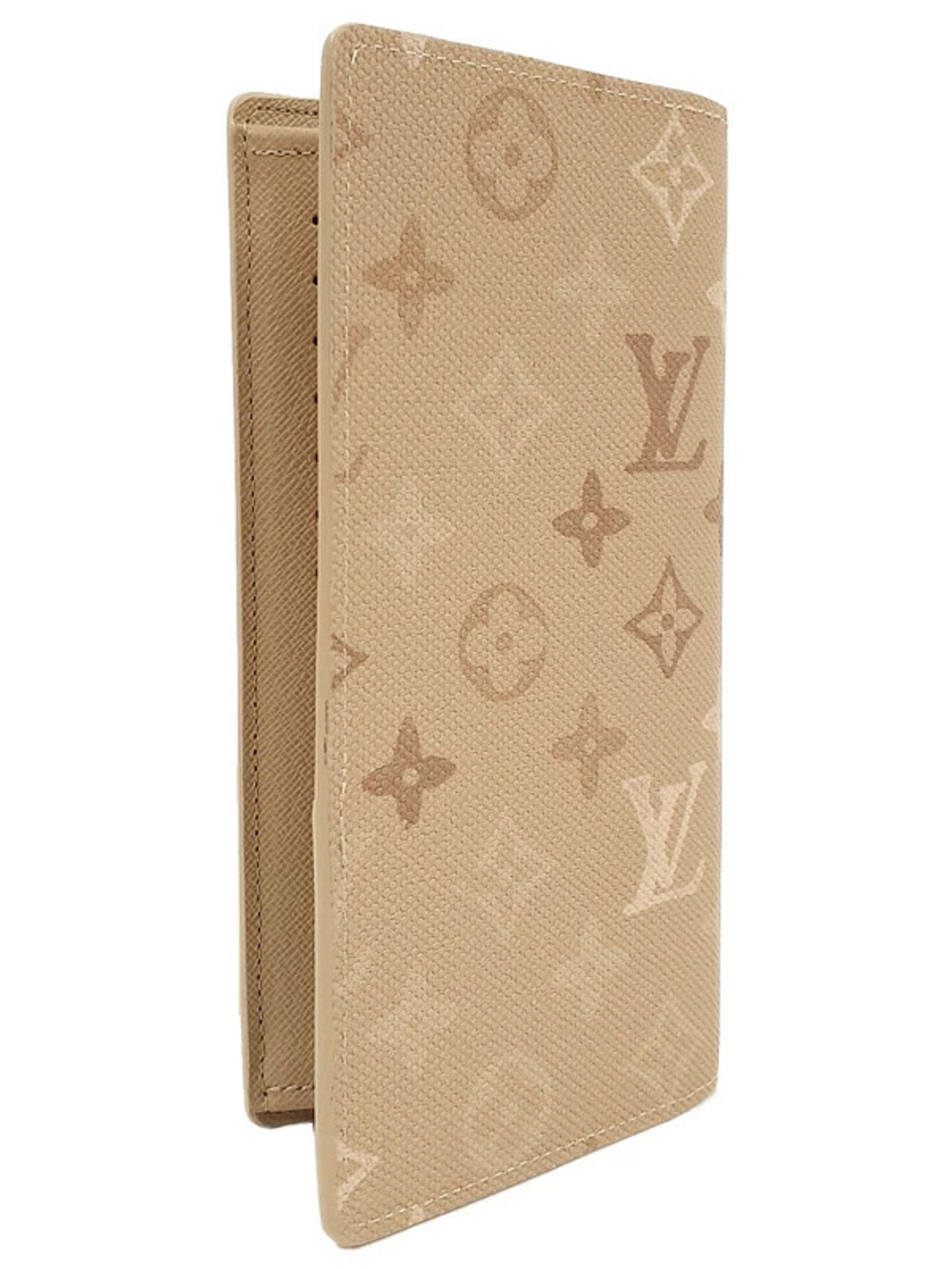 Louis Vuitton Wallet Monogram Long Portefeuille Brazza Surplus fold Bi Brown